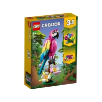 LEGO CREATOR 3w1 31144 - EGZOTYCZNA RÓŻOWA PAPUGA