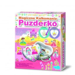 KALKOMANIA OZDÓB MAGICZNE PUZDERKO SERCE