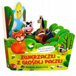 ZWIERZACZKI Z GŁOŚNEJ PACZKI - KSIĄŻECZKA SENSORYCZNA