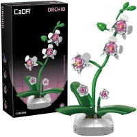 CaDA Floral Art Orchidea – kwiat w doniczce 237 elementów C59028W klocki konstrukcyjne