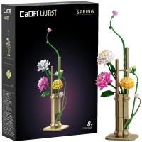 Klocki konstrukcyjne CaDA Floral Art Spring Whispers 637 el. C59023W