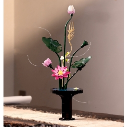 Klocki konstrukcyjne CaDA Floral Art Summer Song 755 el. C59024W