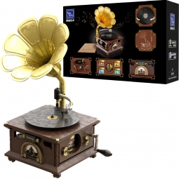 Klocki konstrukcyjne Pantasy Vintage Gramofon – 662 elementy