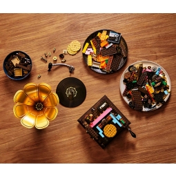 Klocki konstrukcyjne Pantasy Vintage Gramofon – 662 elementy