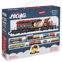 CzuCzu PUZZLE UKŁADAM POCIĄGI 108 EL