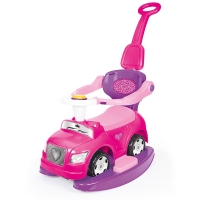 CZTERO-FUNKCYJNE AUTO - JEŹDZIK RÓŻOWY Z DŹWIĘKIEM WADER - DOLU 8037
