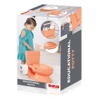 TOALETA DLA DZIECI Z DŹWIĘKAMI NOCNIK WADER - DOLU 7253 POMARAŃCZOWY