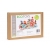 Drewniane klocki edukacyjne miasto zestaw mata 88 klocków ECOTOYS