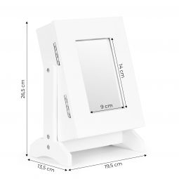 Organizer pudełko szkatułka na biżuterię z lustrem ModernHome