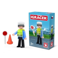 FIGURKA POLICJANTA DROGÓWKI Z AKCESORIAMI 20214