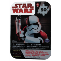 PUZZLE 50 EL STAR WARS - MINI PUSZKA METALOWA SPIN MASTER 98425