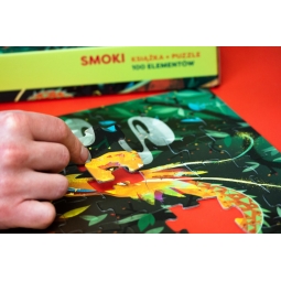 SMOKI PUZZLE 100 elementów I KSIĄŻKA