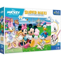 TREFL 41005 Puzzle 24 SUPER MAXI Mickey w wesołym miasteczku