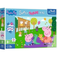 TREFL 50011 Puzzle 60 XXL Zabawy z braciszkiem / Peppa Pig