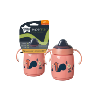 TT Kubek z uchwytami SUPERSTAR 300ml 6m+ różowy 447823