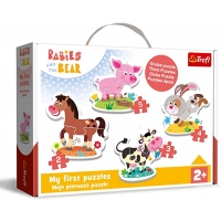 TREFL 36127 BABIES & BEAR Na farmie
