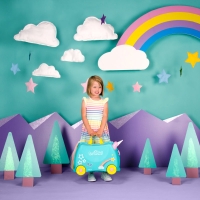 TRUNKI TRU-0287 Walizka jeżdżąca Jednorożec Una