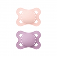 MAM 831195 Smoczek uspokajający Original silky 2-6 matt girl 2szt.