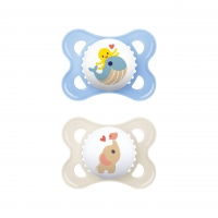 MAM 831218 Smoczek uspokajający Original silky 2-6 Together boy 2szt.