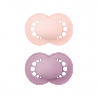 MAM 831287 Smoczek uspokajający Original silky 6+ matt girl 2szt.