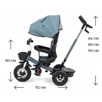 MILLY MALLY 2490 Rowerek trójkołowy Movi grey 5w1