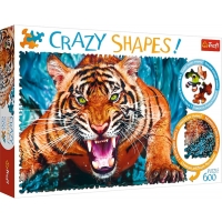 TREFL 11110 Puzzle 600 Oko w oko z tygrysem