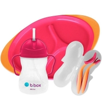 B.BOX BB00392 Zestaw do karmienia BLW Strawberry Shake