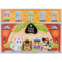 TREFL 61816 Zabawka drewniana Magnetic box - City Tiny Tails
