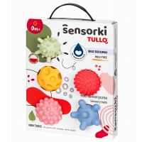 TULLO 496 Piłeczki sensoryczne Sensorki 5 szt. bez dziurki pastelowe