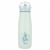 NUK 225328 Kubek ze stali nierdzewnej  500ml Mini +12m glob