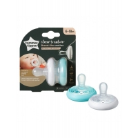TOMMEE TIPPEE TTP43343015 Smoczek uspokajający BREAST LIKE 6-18m 2pak