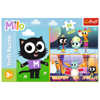 TREFL 14371 Puzzle 24 MAXI Przygody małego Kotka Milo