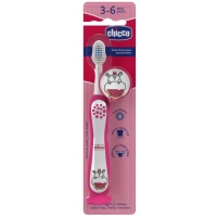 CHICCO 00012083000000 Szczoteczka do mycia zębów Hipcio 3-6l
