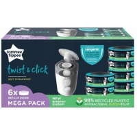 TOMMEE TIPPEE SANGENIC TTP85100802 Wkład do pojemników 6-pak