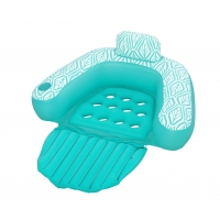 BESTWAY 43719 Fotel-leżak do pływania z oparciem Miętowy 1,45x1,2