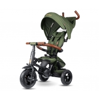 MILLY MALLY 6298 Qplay Rowerek Trójkołowy Rito Deluxe Rubber Olive