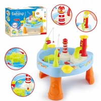 WOOPIE 29658  Stół Wodny Gra Łowienie Rybek Światło Dźwięk + 24 Akc.