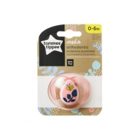 TT 43338670 Smoczek uspokajający MODA GIRL 0-6m 1 szt. PROMOCJA + smoczek gratis!