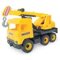 WADER 32122 Middle Truck - Dźwig żółty