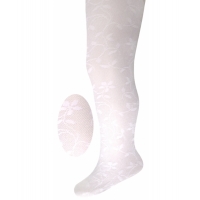 MILUSIE 1252 Rajstopy DZ Lycra wzór siatka