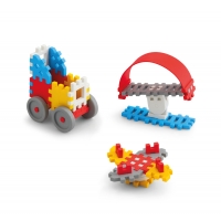 MARIOINEX 902783 Klocki waffle mini 35 szt. Konstruktor (chłopak)