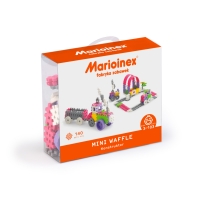 MARIOINEX 902837 Klocki waffle mini 140 szt. Konstruktor (dziewczynka)