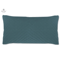 KIECZMERSKI Poduszka z poszewką VELVET pikowana 40x40/30x60 niebieska PROMOCJA!