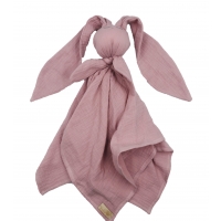 BABY 01082 Pielucha muślinowa Hug Me Bunny brudny róż
