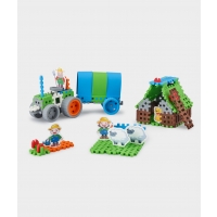 MARIOINEX 903827 Klocki waffle mini - Rolnik średni [ blister ]