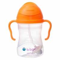 B.BOX BB00509 Bidon ze słomką 240 ml orange