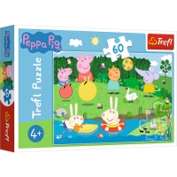 TREFL 17326 Puzzle 60 el. Wakacyjna zabawa Peppa Pig