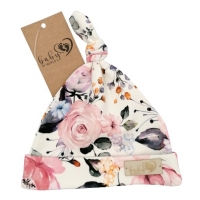 BABY 01103 Czapka niemowlęca smerfetka róża 7-12m
