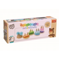 TREFL 61517 Zabawka drewniana - Gąsieniczka sortowniczka
