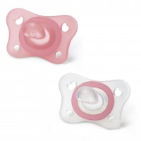 CHICCO 00073231110000 Smoczek PHYSIO MINI SOFT 2-6  silikon 2 szt girl
